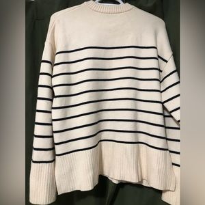 Zara striped knit sweater